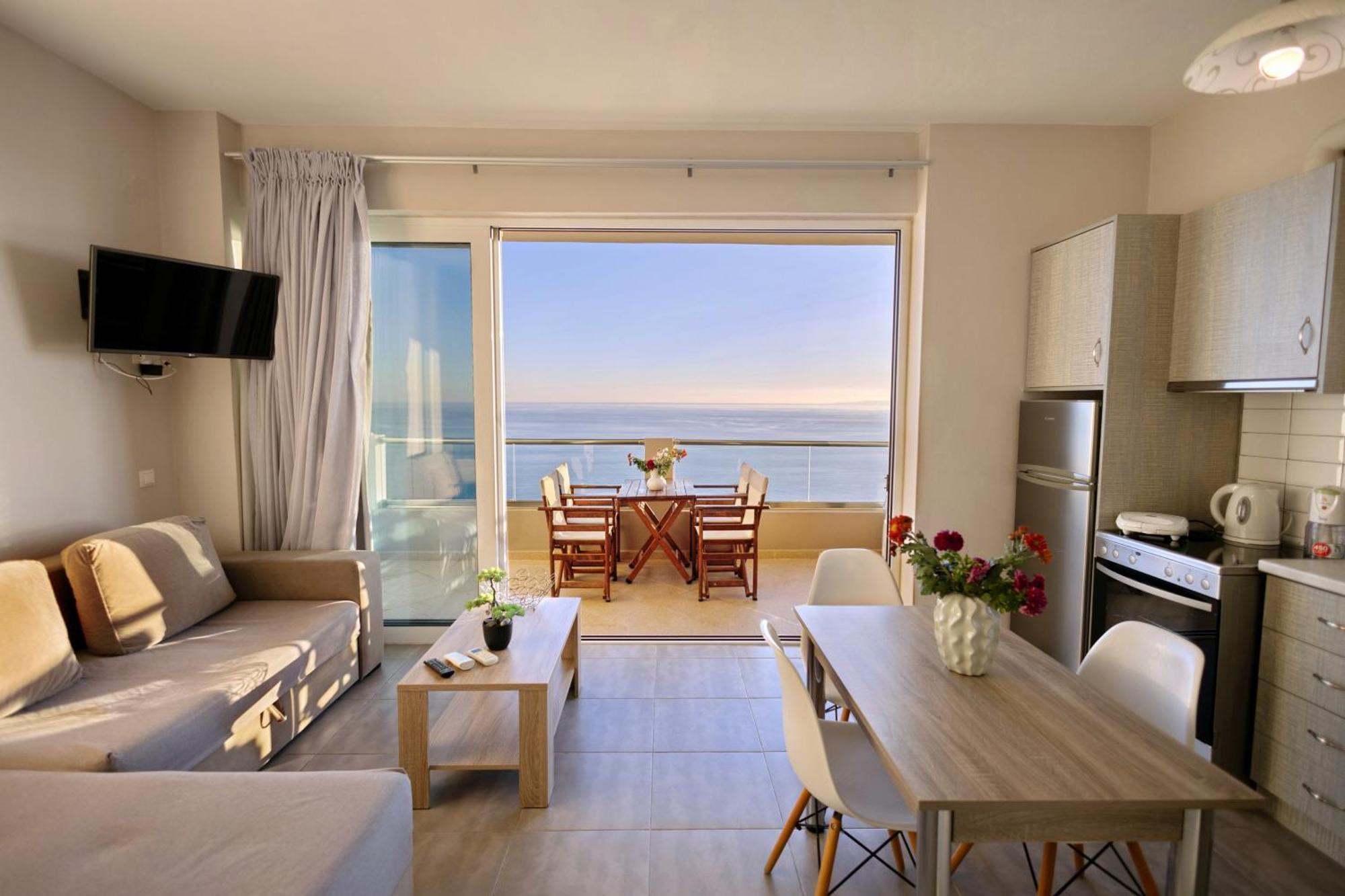 Akrotiri Panorama- Luxury Rental Apartments With Sea View Родакинон Экстерьер фото